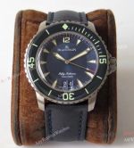 Swiss Clone Blancpain Fifty Fathoms Grande Date Blue Face Titanium Case